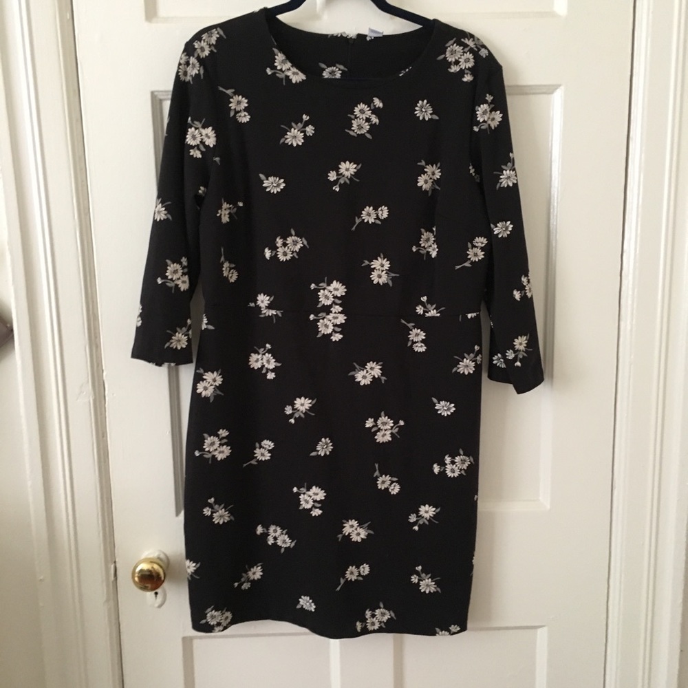 Old Navy Print Pointe-Knit Sheath Dress Size XL